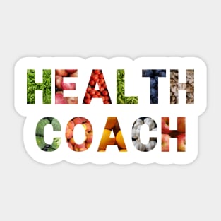 Health Coach in Real Food Sticker